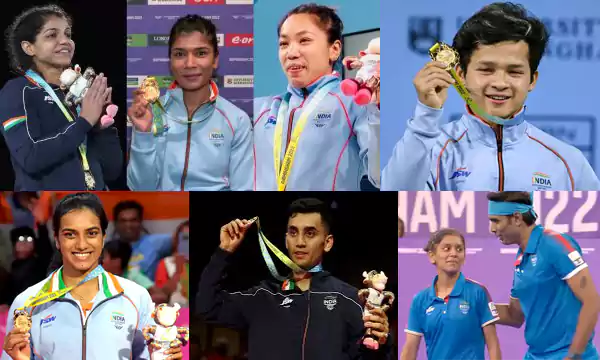 CWG 2022 Full list of Indian Medal Winners with Images