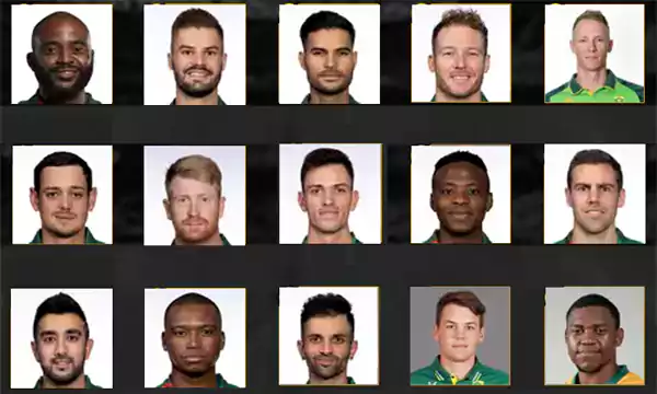 ICC Cricket World Cup 2023 South Africa Squad