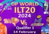 DP World ILT20 2024 Today Match MI Emirates vs Gulf Giants Dubai International Cricket Stadium- Dubai Qualifier 1