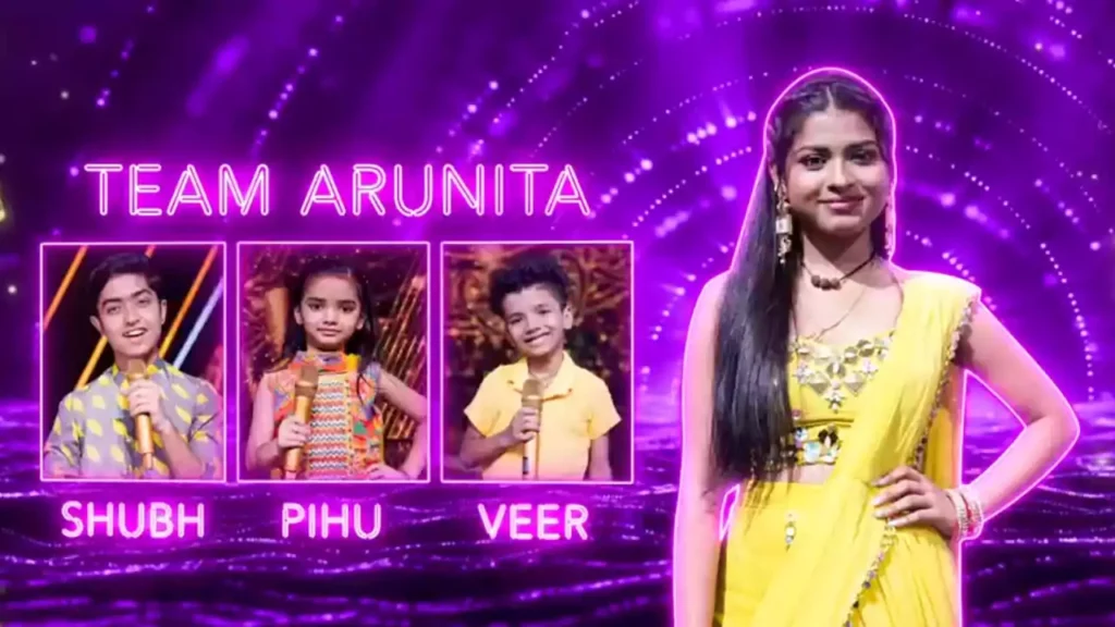 SuperStar Singer Season 3 Captain अरुणिता कांजीलाल (Arunita Kanjilal) team